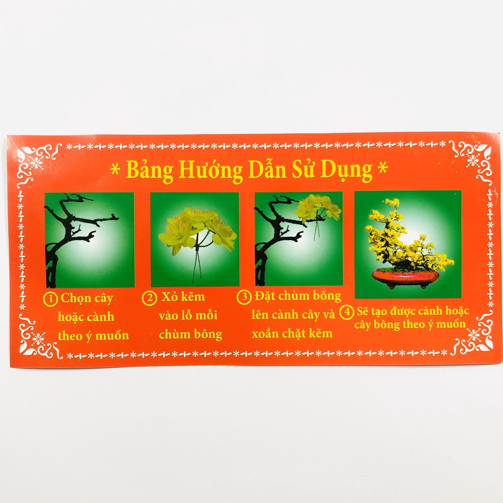 Bông mai giả trang trí ngày tết Greennetworks