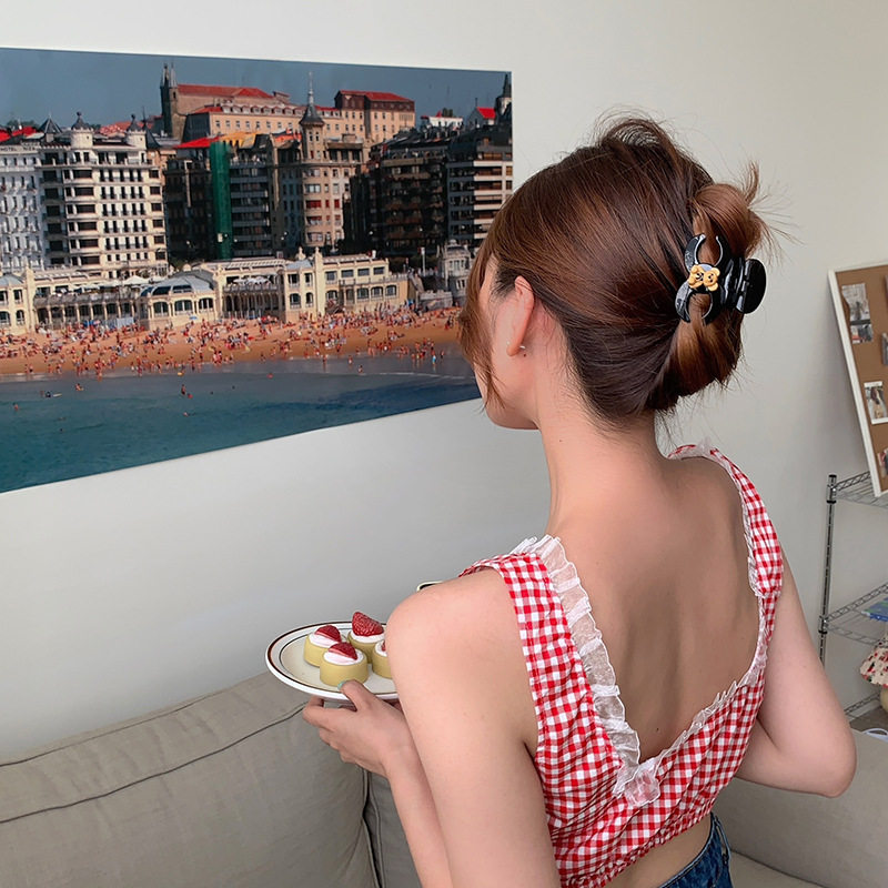 Kẹp Tóc Hình Chú Gấu 3D Dễ Thương Thời Trang Cho Nữ