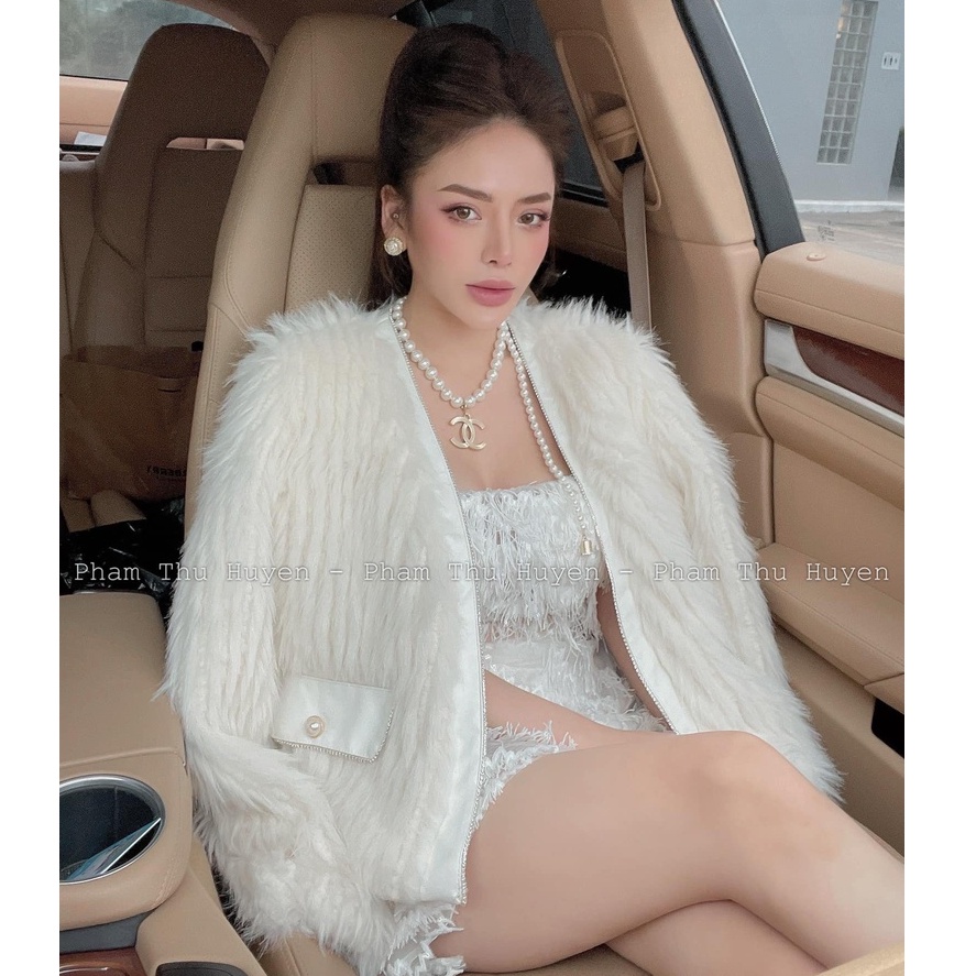 Áo lông thỏ Hàn Quốc sang chảnh | BigBuy360 - bigbuy360.vn
