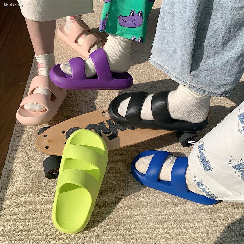Dép Sandal EVA Đế Dày Hai Quai Thời Trang Phong Cách Hàn Quốc Hàng Mới Dành Cho Cặp Đôi Mang Trong Nhà