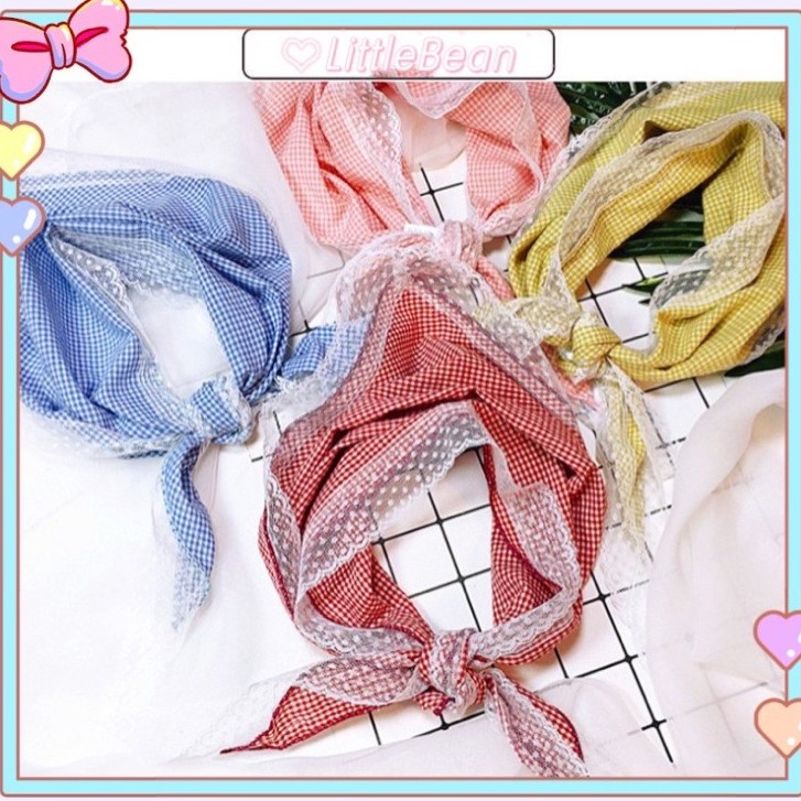 Khăn Bandana đội đầu_quàng cổ_buộc tóc [Hàng có sẵn, ship luôn] cho mẹ và bé (Ảnh thật)