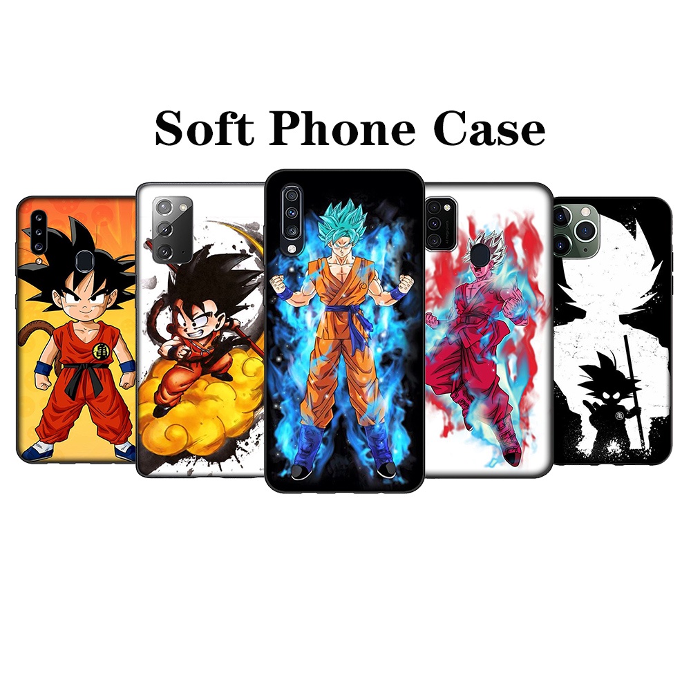 Ốp điện thoại silicon TPU mềm in hình Dragon Ball Goku cho Samsung S7 Edge S8+ S9+ S10+ Lite Plus S10E XA76