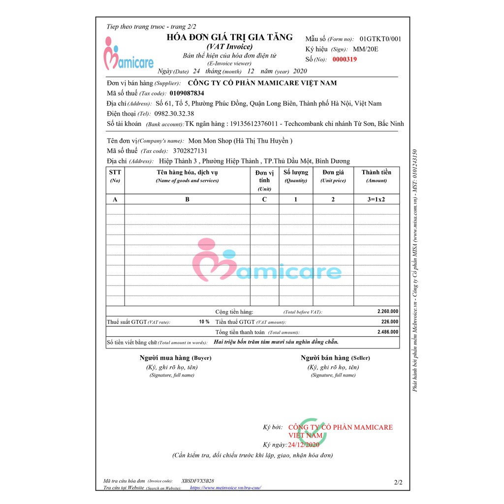 Hộp 30 túi trữ sữa Kichilachi Nhật 100ml