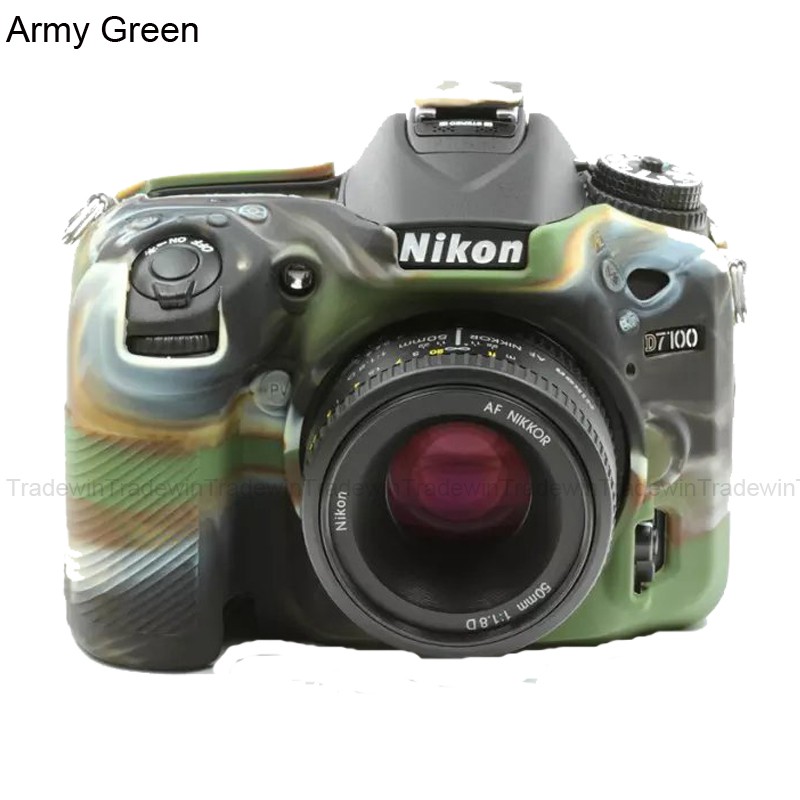 Ốp Silicon Mềm Cho Máy Ảnh Nikon D7000 D7100 D7200