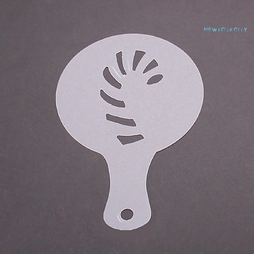 Set 8 Khuôn Tạo Hình Trang Trí Cà Phê Phong Cách Giáng Sinh