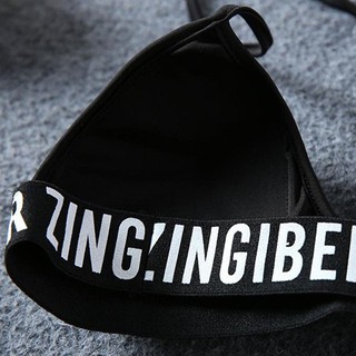 Bikini lưng cao hoạ tiết chữ