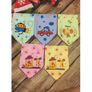 Sét 10 khăn yếm cho bé