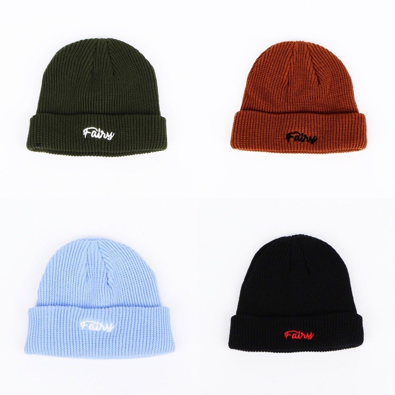 Mũ len , mũ beanie fisherman fairy