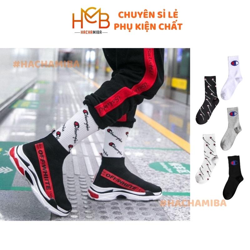 Vớ Tất Champion Các Loại - Tất Dài Cao Giày Sneakers
