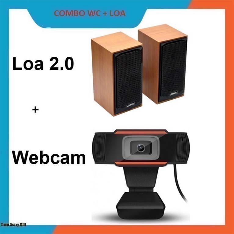 Combo Webcam + Tai Nghe + Loa -HỌC TẬP ONLINE