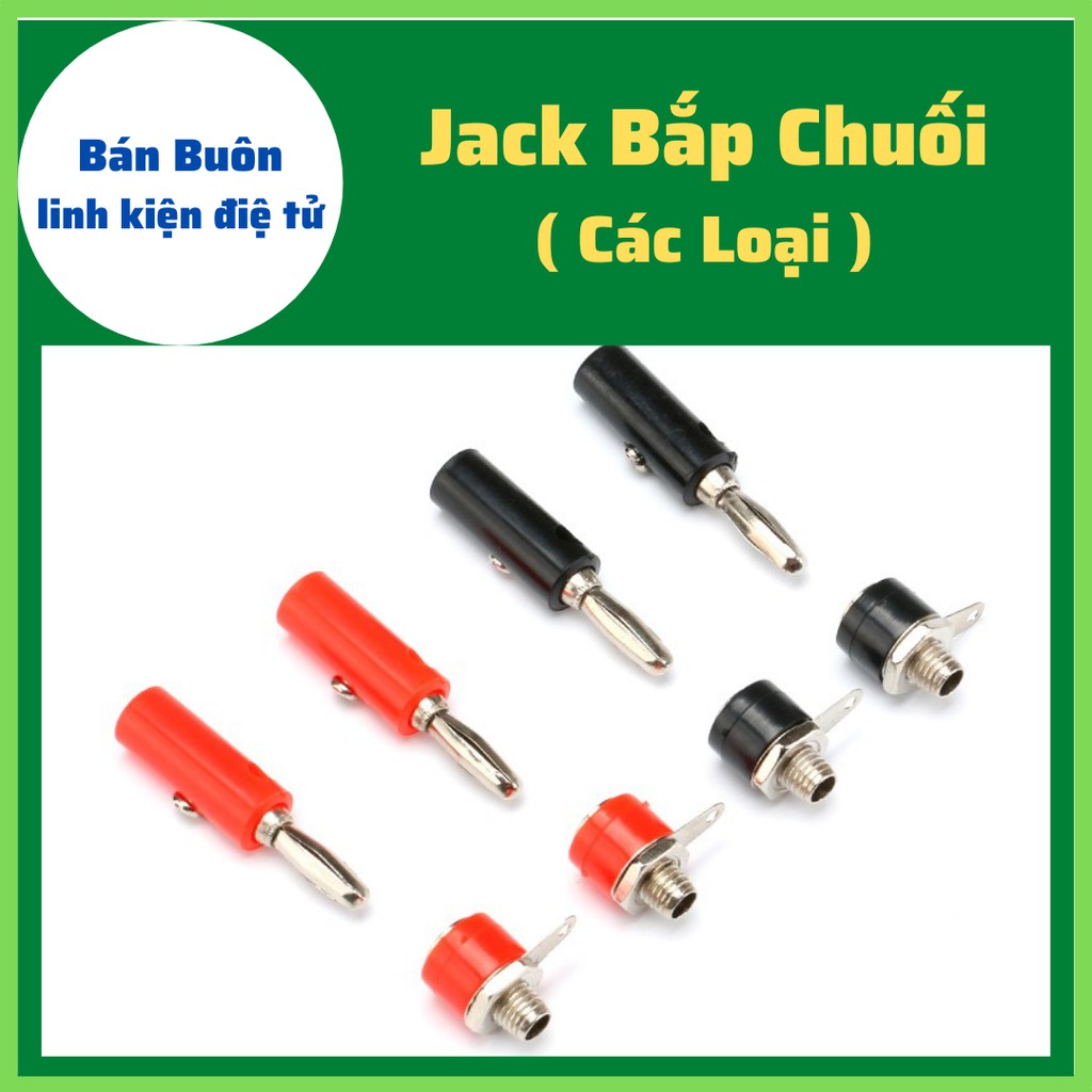 Jack bắp chuối, jack bắp chuối 4mm (1 chiếc)