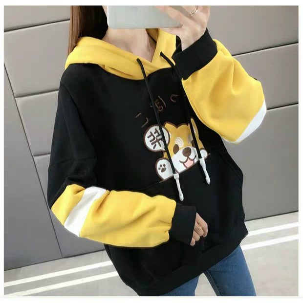 Áo Khoác, Áo Hoodie nỉ bông Cún Corgi có nón phía sau cực xinh xắn đáng yêu - Hany Shop | BigBuy360 - bigbuy360.vn