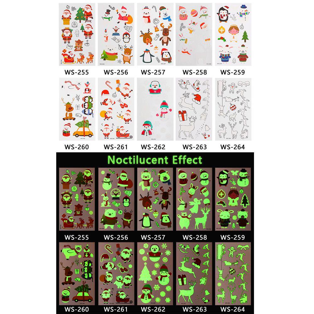 PINEVN Hình Xăm Dán Tạm Thời Chống Nước Phát Sáng Trong Đêm