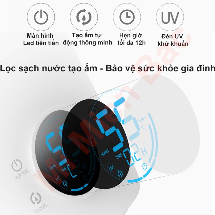 Máy Phun Sương Máy Tạo Độ Ẩm Xiaomi Deerma F628S, Dùng Được Tinh Dầu Như Máy Xông Tinh Dầu, Tạo Độ Ẩm Thông Minh