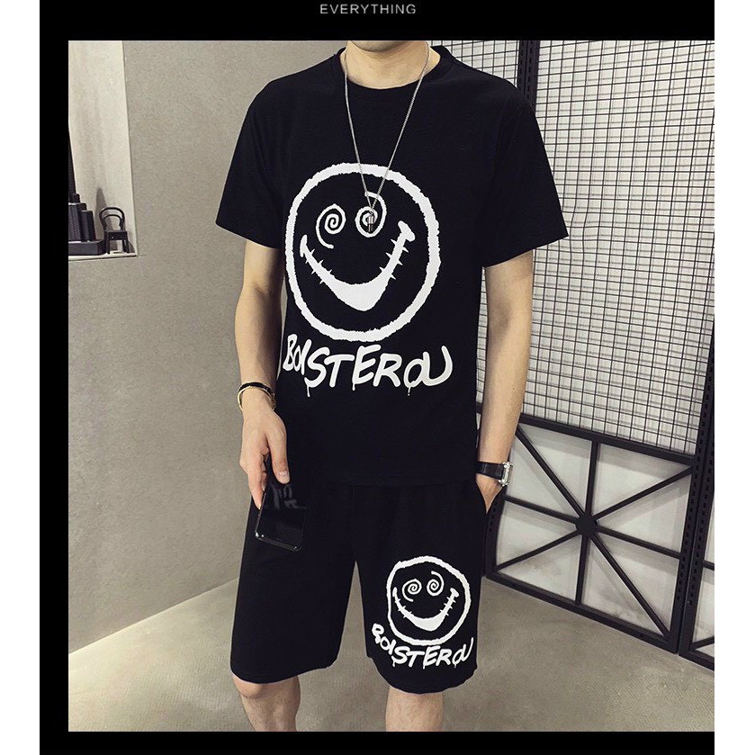 &lt;FREE SHIP&gt; Đồ bộ nam hè y hình, vải êm, mát, không ra màu, không đổ lông (matcuoi)
