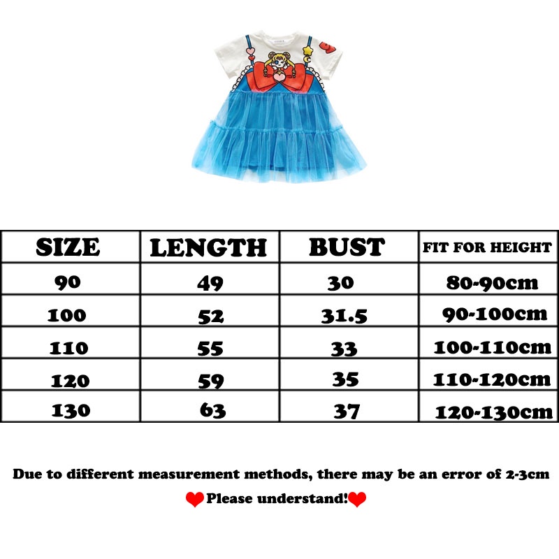 Đầm Công Chúa Phối Lưới Họa Tiết Hoạt Hình Phong Cách Hàn Quốc Xinh Xắn