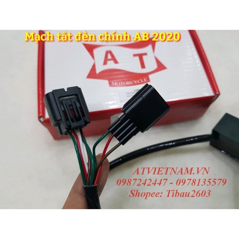 MẠCH TẮT MỞ ĐÈN CHÍNH CHO AB 2020 kèm công tắc passing SH