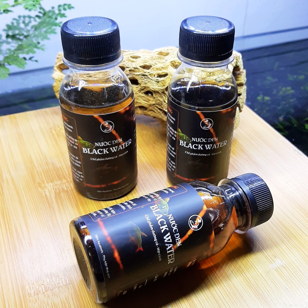 Nước Đen Đậm Đặc Black Water | Chế Phẩm Dưỡng Cá/ Tép - Bổ Sung Acid Humic &amp; Tạo Môi Trường Gần Giống Tự Nhiên