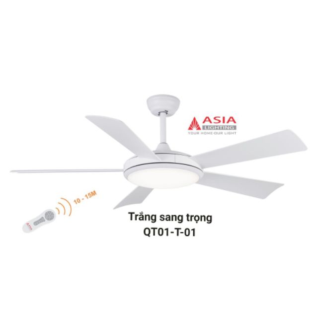 Quạt trần đèn Asia QT01-T-01