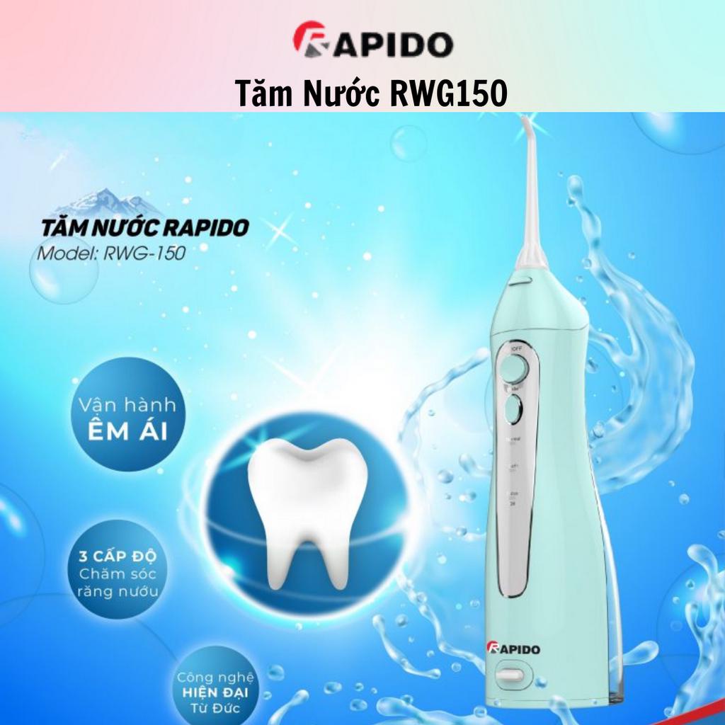 Máy Tăm nước cầm tay Rapido RWG150/RWW300 - Hàng Chính Hãng