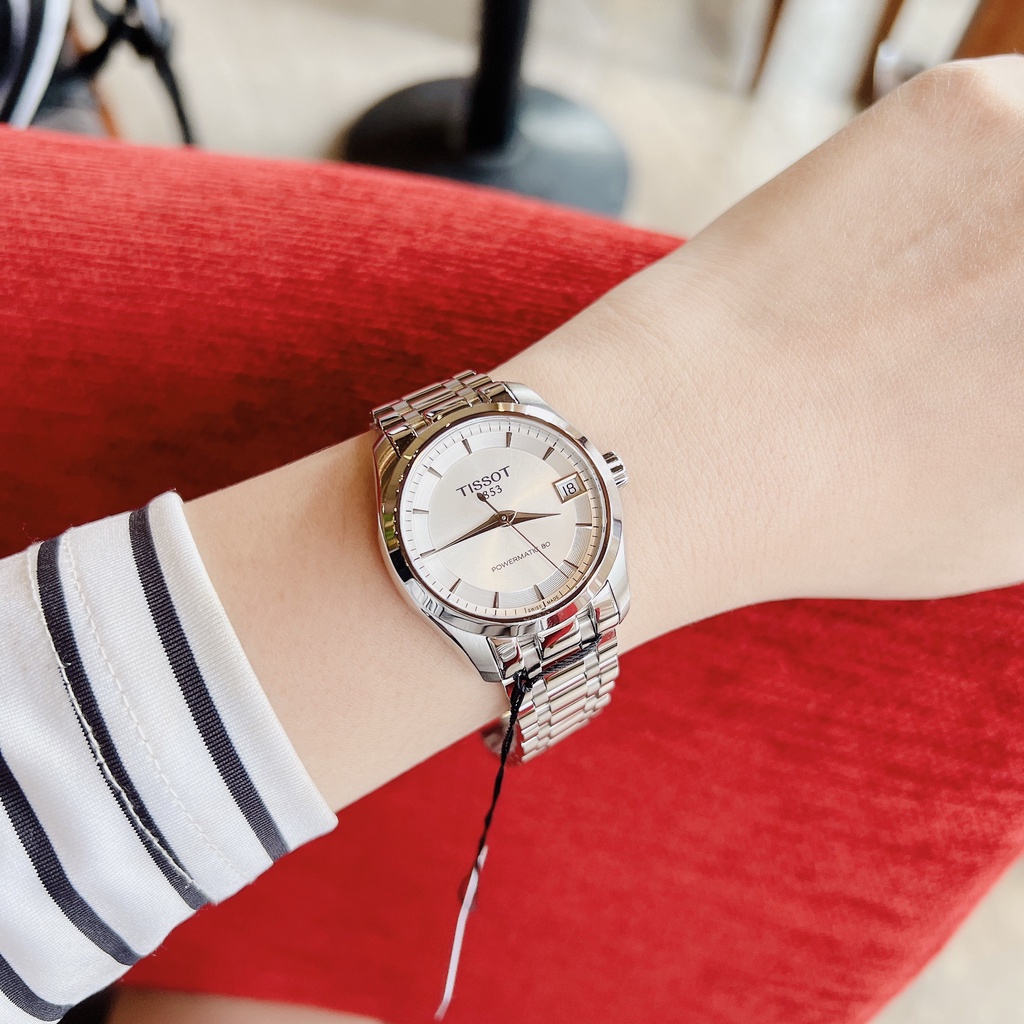 Đồng hồ nữ dây thép Tissot Couturier Powermatic 80 T035.207.11.031.00