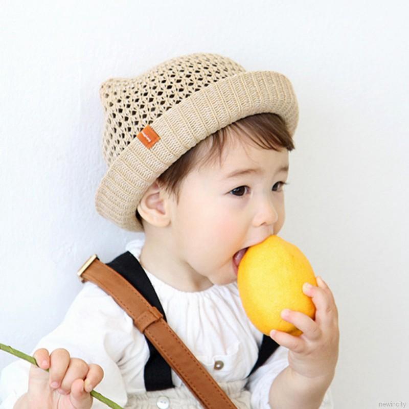 Nón cối thiết kế hợp thời trang cho bé