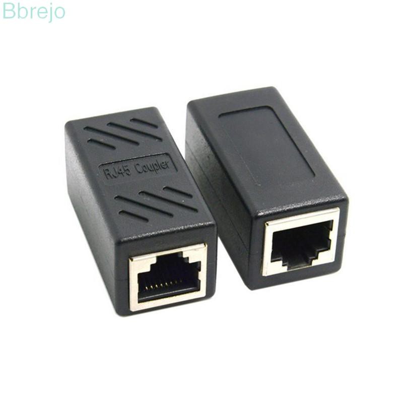 1pc Extender Female To Female Rj45 Lan Connector Adapter Coupler