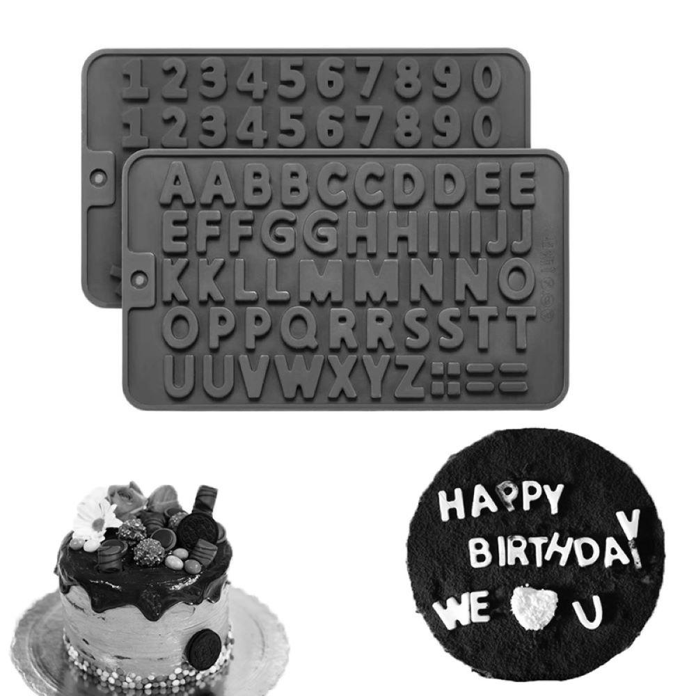 MOCHO Khuôn Làm Bánh / Sô Cô La / Đá / Kẹo Hình Chữ Cái Tiếng Anh Bằng