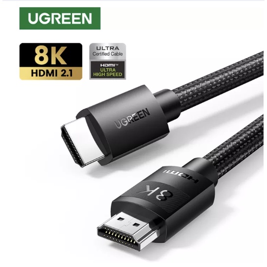 UGREEN chính hãng Dây HDMI 2.1 8K/60Hz 4K/120Hz 48Gbps Male to Male cho TV, Computer, PS4/PS5