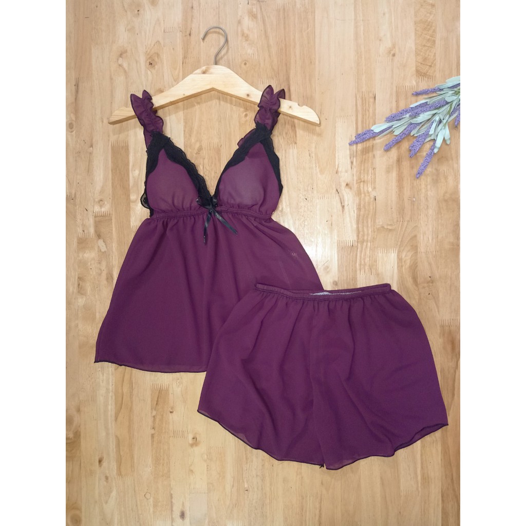 Bộ Ngủ 2 Dây Có Lót Ngực ( Nhiều Màu )