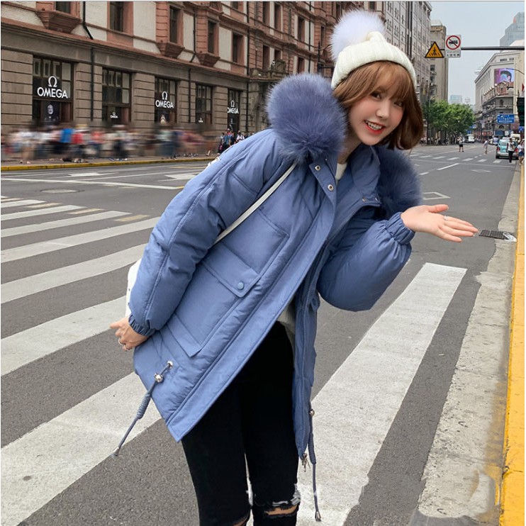 ÁO khoác phao nữ túi hộp