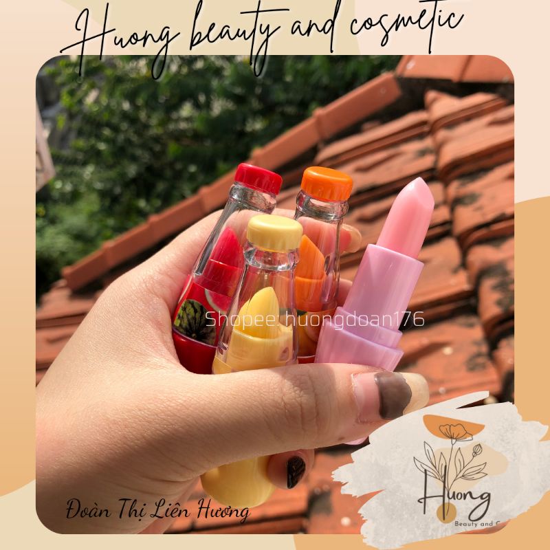 Son dưỡng môi Maffick hương trái cây tự nhiên lâu trôi (Ảnh thật shop chụp)