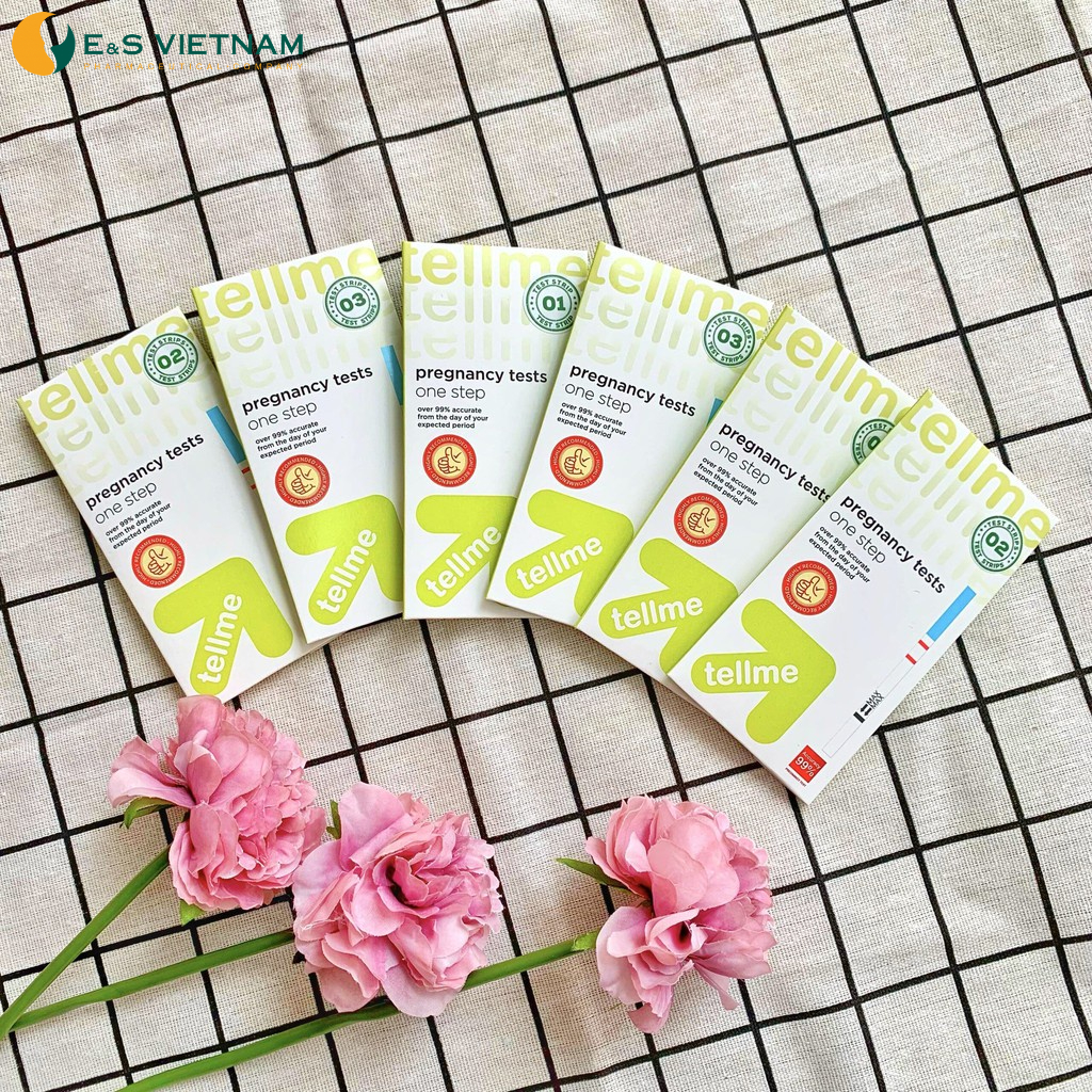 Que thử thai Tellme Chính Hãng - 1 que lẻ - Thử Thai Sớm Chính Xác
