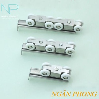 BÁNH XE CỬA LÙA THÉP KHÔNG GỈ- BỘ 2 BÁNH XE