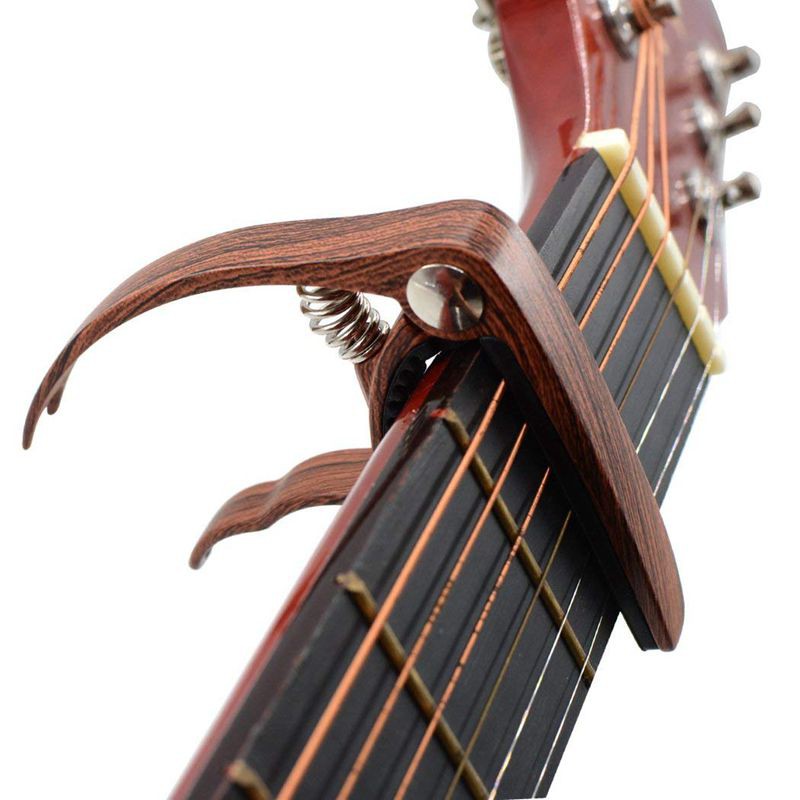 Capo kẹp cần đàn guitar bằng gỗ