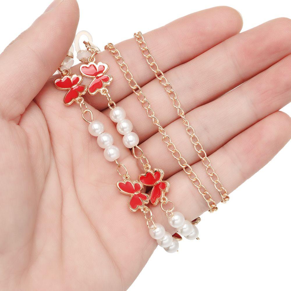 Dây Đeo Mắt Kính Chống Thất Lạc Bằng Kim Loại Cho Nam &amp; Nữ|Vòng cổ Chuỗi Hạt Thời Trang