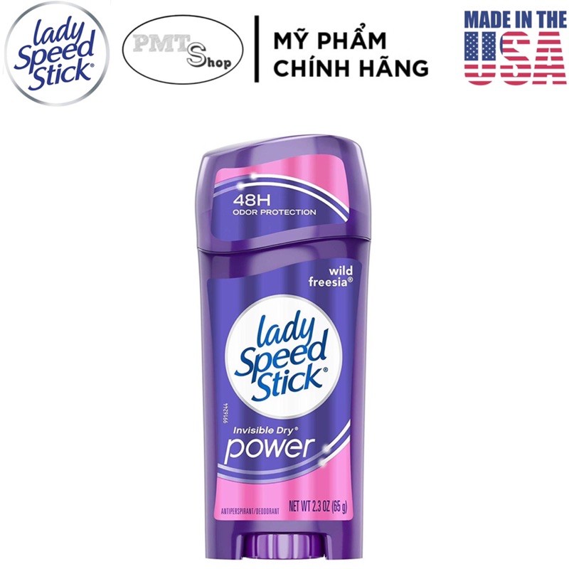 [USA] Lăn sáp khử mùi nữ Lady Speed Stick Powder Fresh 65g Invisible Dry Powder Shower Fresh, Wild Freesia- Mỹ | BigBuy360 - bigbuy360.vn