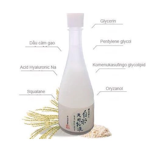 Nước Thần Dưỡng Sáng Da Chiết Xuất Từ Men Rượu Sake Kuramoto Bijin Sake Lotion 120ml