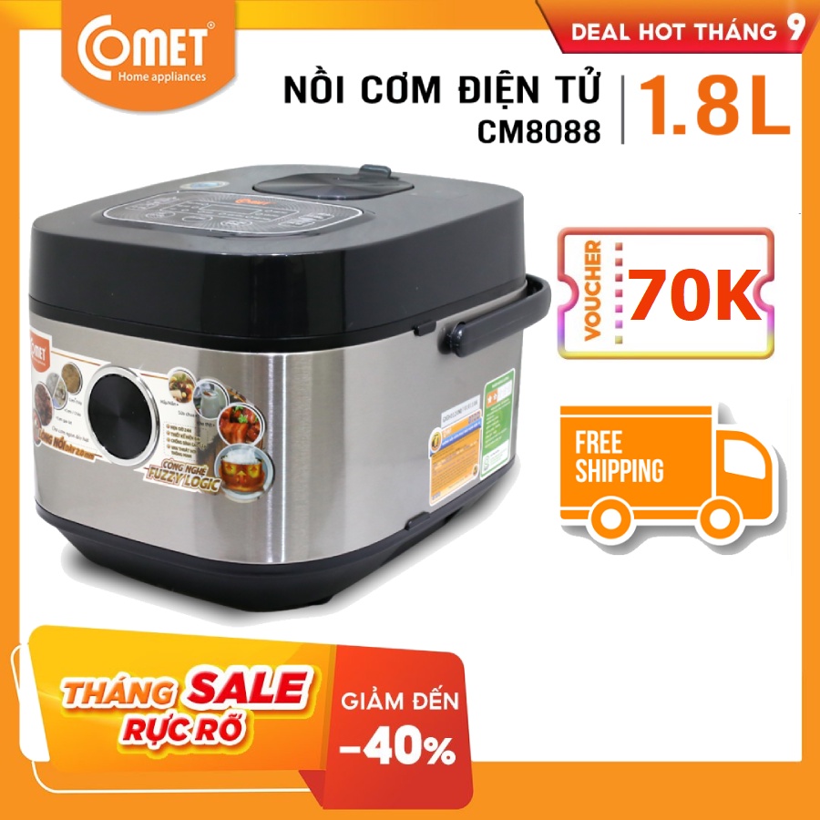 Nồi cơm điện tử COMET CM8088 - 1,8L