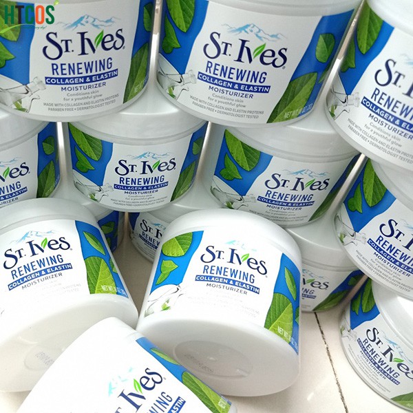 Kem Dưỡng Ẩm St.Ives Renewing Collagen & Elastin Facial Moisturizer Tối Ưu 283g - USA Chính Hãng