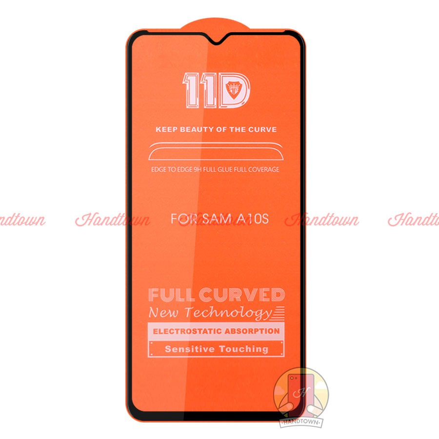 Kính Cường Lực 11D Samsung A10s Full Màn Đen MIETUBL