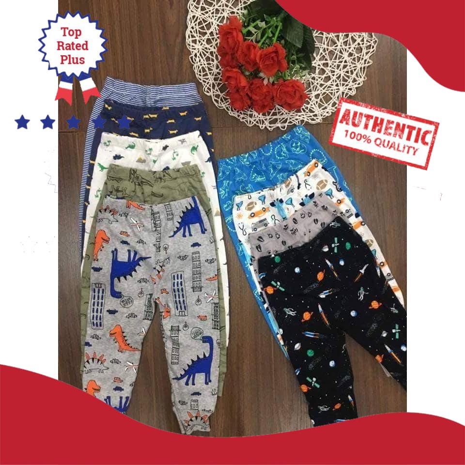 Quần dài bé trai bé gái, quần chục vải xuất dư cotton bozip cho bé