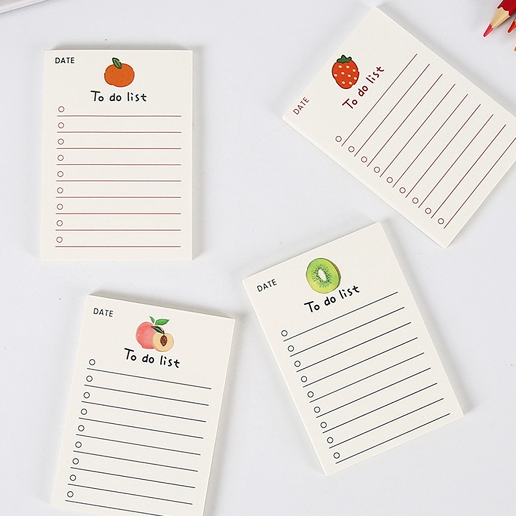 Set 50 Tờ Giấy Ghi Chú Họa Tiết Dễ Thương