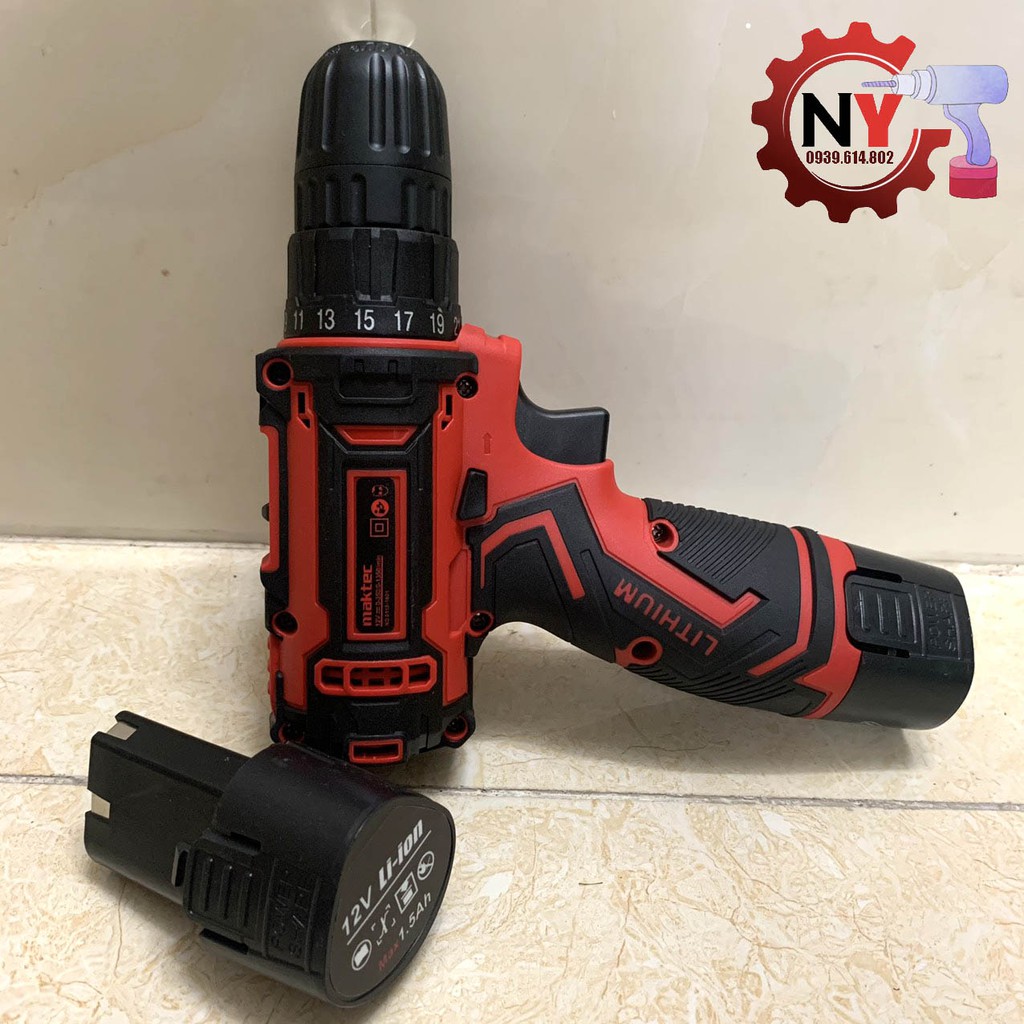 MÁY KHOAN PIN MAKTEC 12V VẶN VÍT BẮN TÔN CẦM TAY