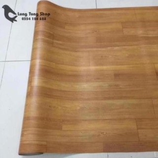 Thảm nhựa trải sàn giả gỗ - simili vân gỗ nâu ( bề mặt nhám hiện rõ vân gỗ như thật )