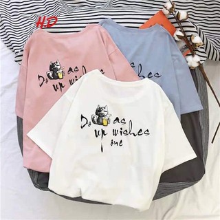 [ThoiTrangNu] Áo mèo uống nước do as H&Đ