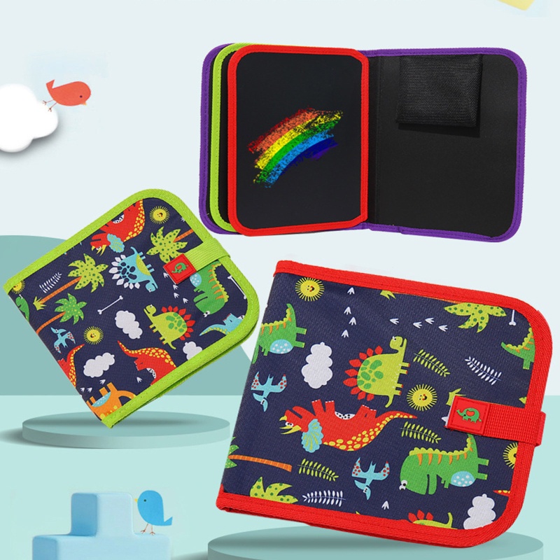 Sách Vẽ Bảng Đen Theo Phương Pháp Montessori, Có Thể Tái Sử Dụng