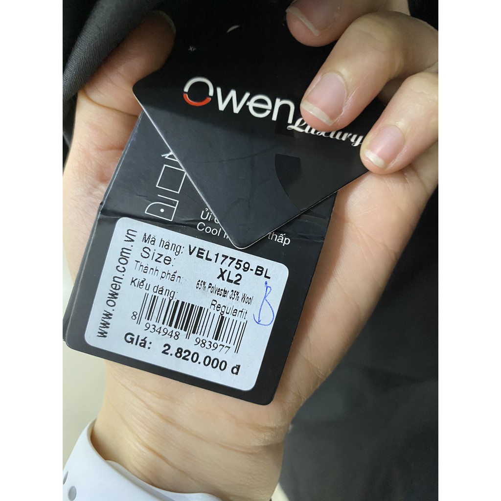 Áo vest nam OWEN - Hàng chính hãng VEL17759