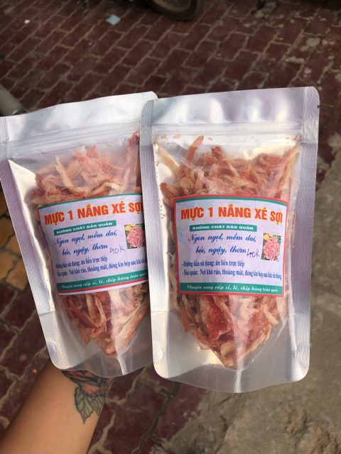 Mực một nắng xé sợi (gói 100g)