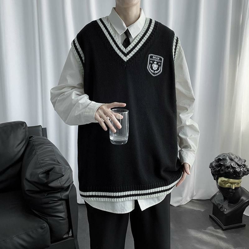 Áo gile 4 mùa phối viền logo gấu